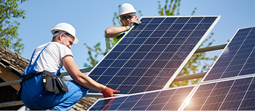 Solar panel technicians expertly remove, reinstall, and integrate solar panels